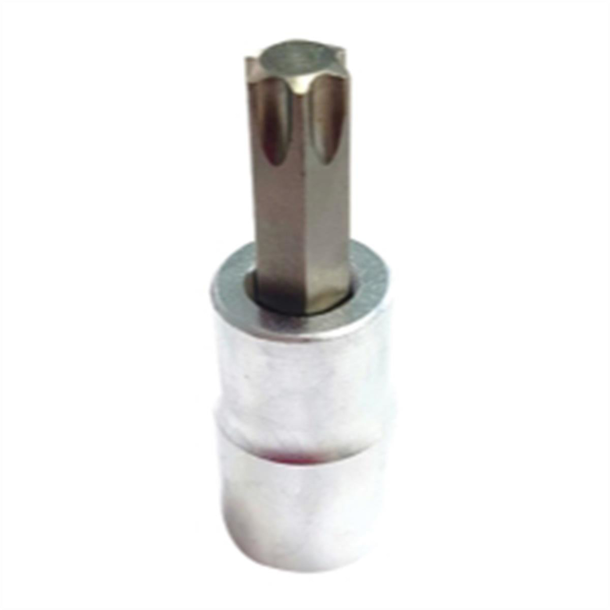 VIM Tools T45 Torx Bit — Satin Chrome, 3/8in. Square Drive, Gun Metal Gray, Model# VIMPFS6T45